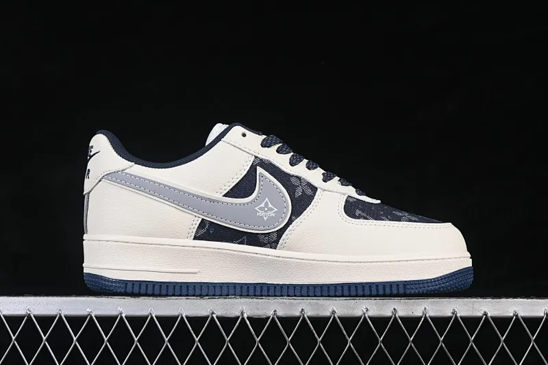 All categories Nk Air Force 1 Air Force series Nk Air Force 1 Low Air Force low-top Nike Air Force 1'07 Low LV joint beige denim Air Force 1 low-top casual sneakers XY2025-006